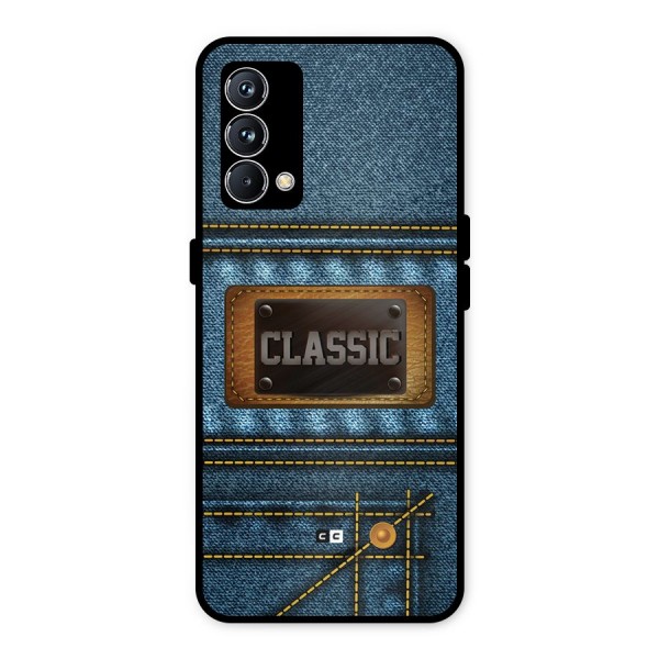 Classic Denim Metal Back Case for Realme GT Master Edition