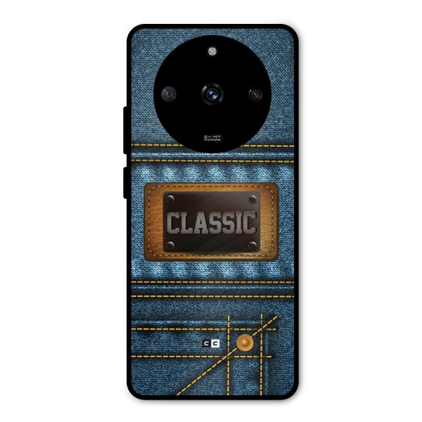 Classic Denim Metal Back Case for Realme Narzo 60 5G