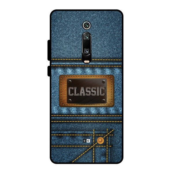 Classic Denim Metal Back Case for Redmi K20