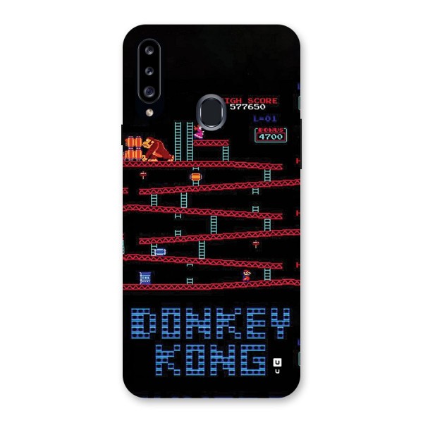 Classic Gorilla Game Back Case for Galaxy A20s