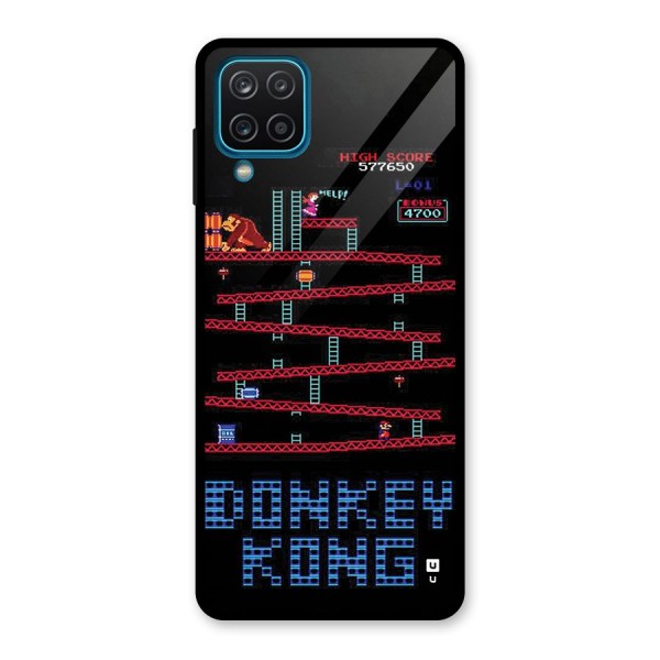 Classic Gorilla Game Glass Back Case for Galaxy A12