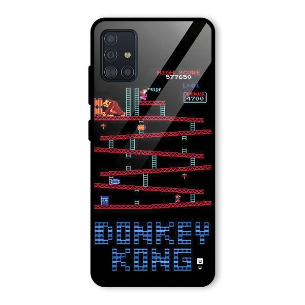 Classic Gorilla Game Glass Back Case for Galaxy A51