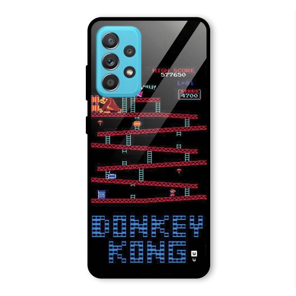 Classic Gorilla Game Glass Back Case for Galaxy A52