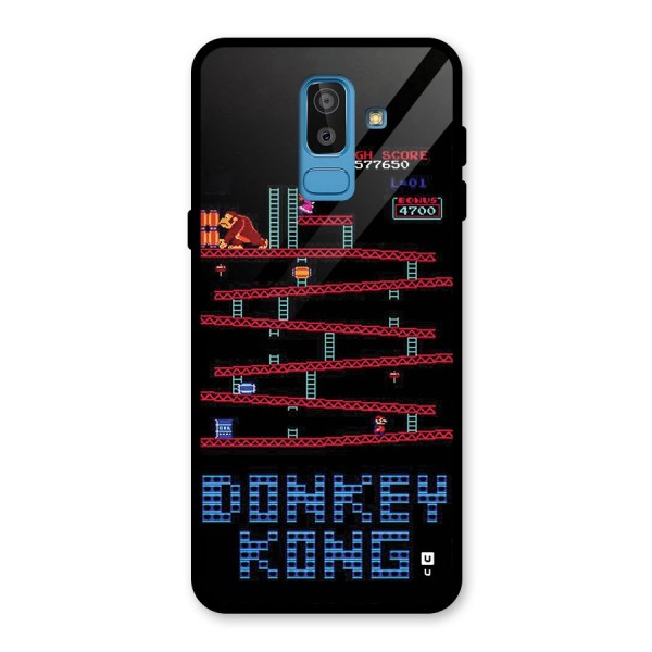 Classic Gorilla Game Glass Back Case for Galaxy J8