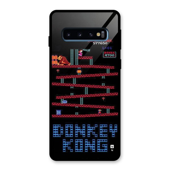 Classic Gorilla Game Glass Back Case for Galaxy S10