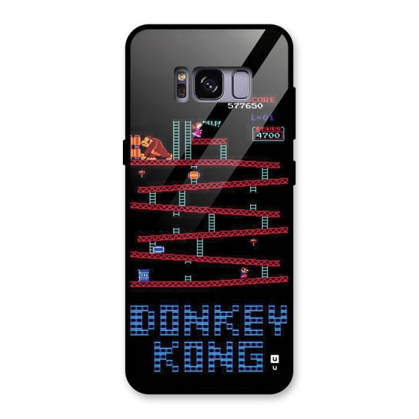 Classic Gorilla Game Glass Back Case for Galaxy S8