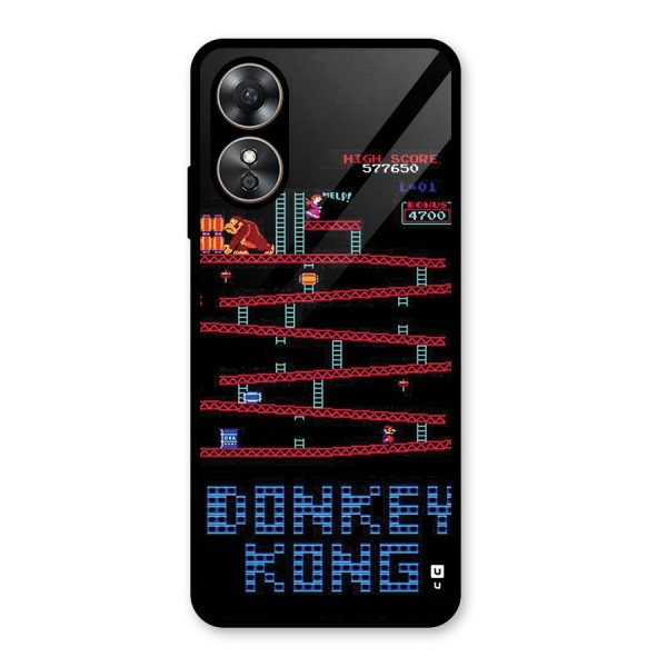 Classic Gorilla Game Glass Back Case for Oppo A17