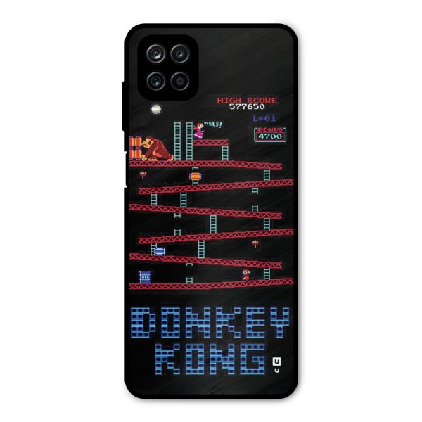 Classic Gorilla Game Metal Back Case for Galaxy A12