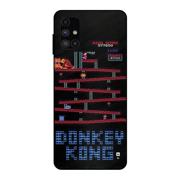 Classic Gorilla Game Metal Back Case for Galaxy M51