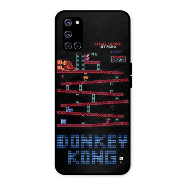 Classic Gorilla Game Metal Back Case for Oppo A52