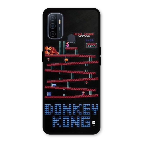 Classic Gorilla Game Metal Back Case for Oppo A53