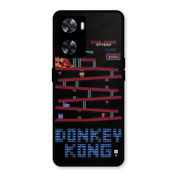 Classic Gorilla Game Metal Back Case for Oppo A77