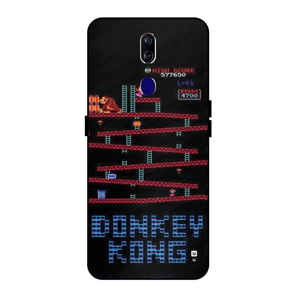 Classic Gorilla Game Metal Back Case for Oppo F11