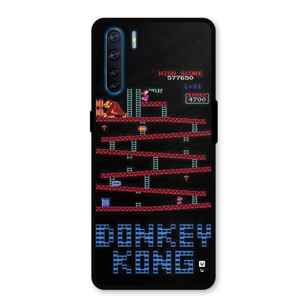 Classic Gorilla Game Metal Back Case for Oppo F15