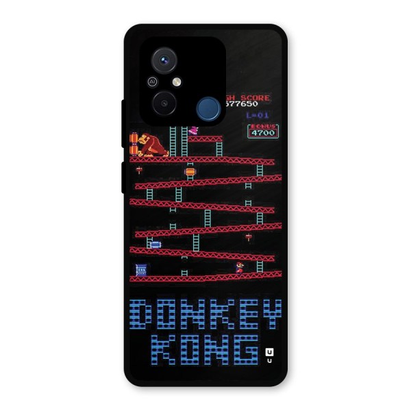 Classic Gorilla Game Metal Back Case for Poco C55