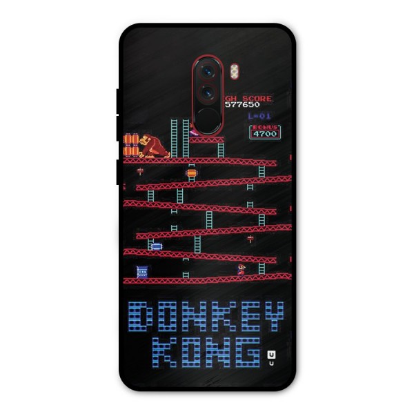 Classic Gorilla Game Metal Back Case for Poco F1