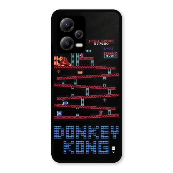 Classic Gorilla Game Metal Back Case for Poco X5