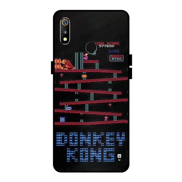 Classic Gorilla Game Metal Back Case for Realme 3