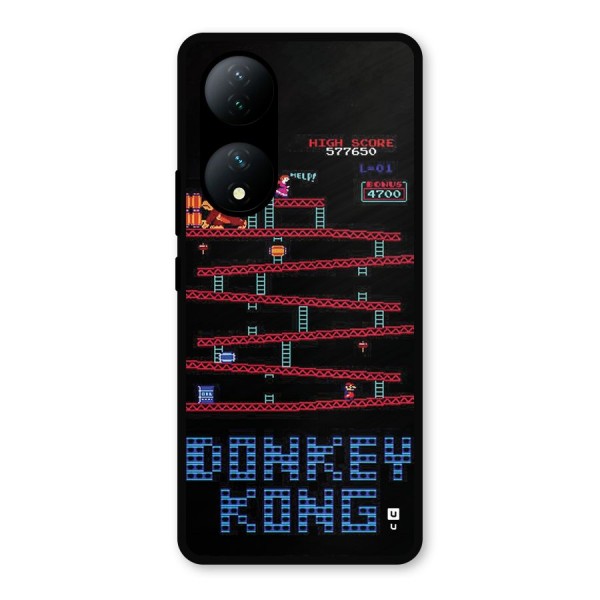 Classic Gorilla Game Metal Back Case for Vivo T2