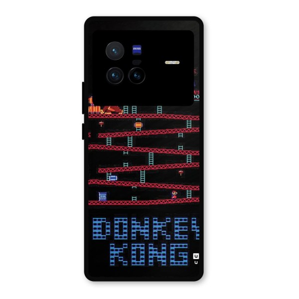 Classic Gorilla Game Metal Back Case for Vivo X80