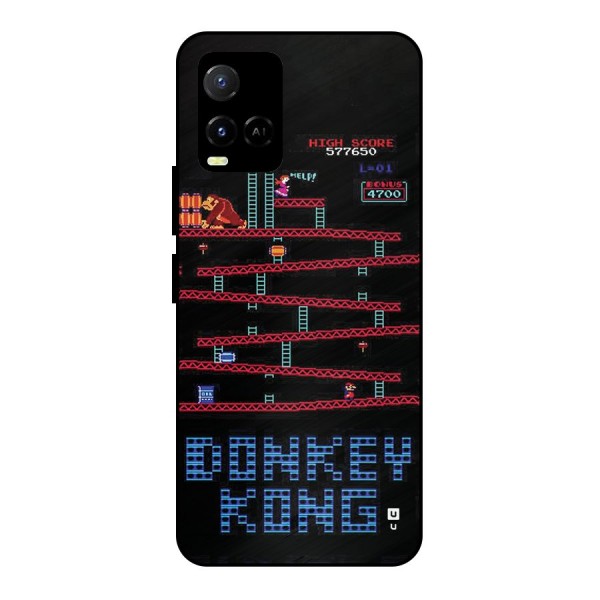 Classic Gorilla Game Metal Back Case for Vivo Y21