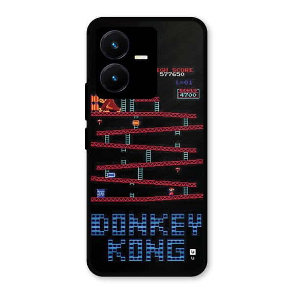 Classic Gorilla Game Metal Back Case for Vivo Y22s