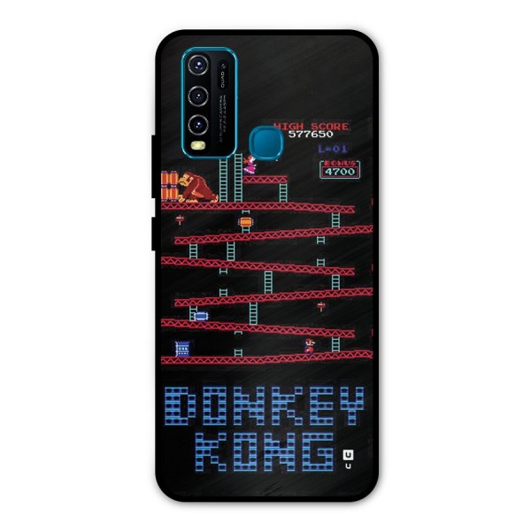 Classic Gorilla Game Metal Back Case for Vivo Y30