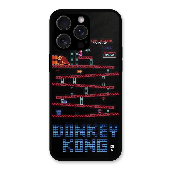 Classic Gorilla Game Metal Back Case for iPhone 15 Pro Max