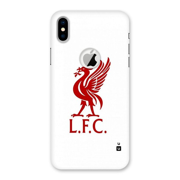 Classic LiverPool Back Case for iPhone X Logo Cut