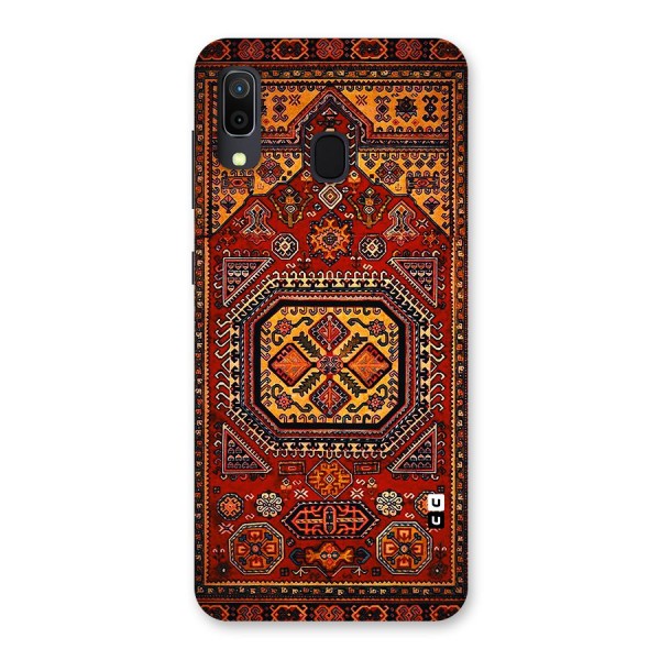 Classic Luxury Carpet Pattern Back Case for Galaxy A20