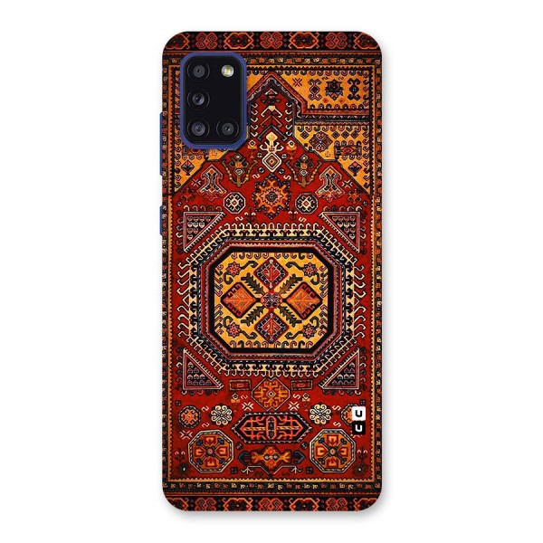 Classic Luxury Carpet Pattern Back Case for Galaxy A31