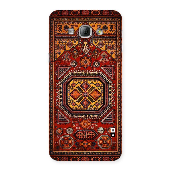 Classic Luxury Carpet Pattern Back Case for Galaxy A8