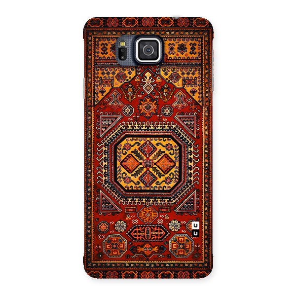 Classic Luxury Carpet Pattern Back Case for Galaxy Alpha