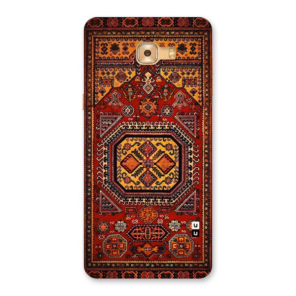 Classic Luxury Carpet Pattern Back Case for Galaxy C9 Pro