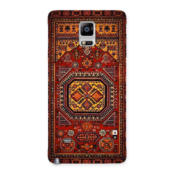 Classic Luxury Carpet Pattern Back Case for Galaxy Note 4