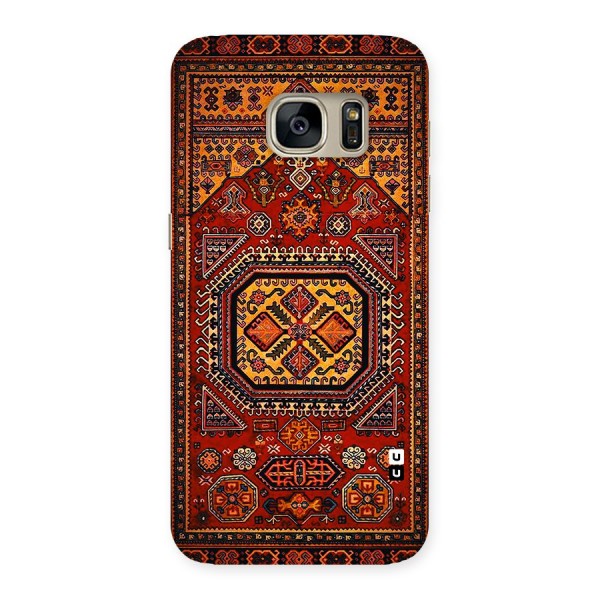 Classic Luxury Carpet Pattern Back Case for Galaxy S7