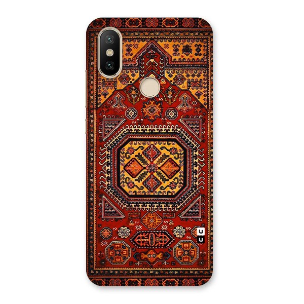 Classic Luxury Carpet Pattern Back Case for Mi A2