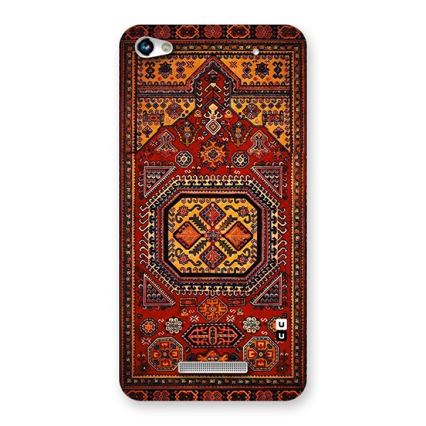 Classic Luxury Carpet Pattern Back Case for Micromax Hue 2