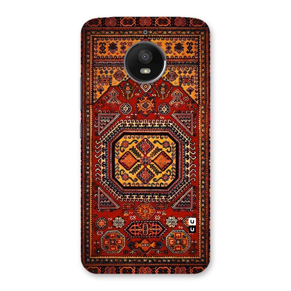 Classic Luxury Carpet Pattern Back Case for Moto E4 Plus