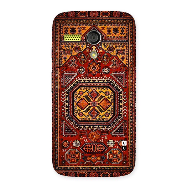 Classic Luxury Carpet Pattern Back Case for Moto G