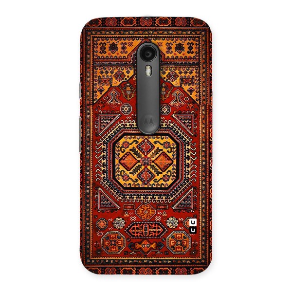 Classic Luxury Carpet Pattern Back Case for Moto G3