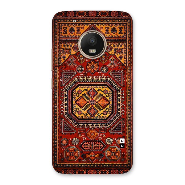 Classic Luxury Carpet Pattern Back Case for Moto G5 Plus