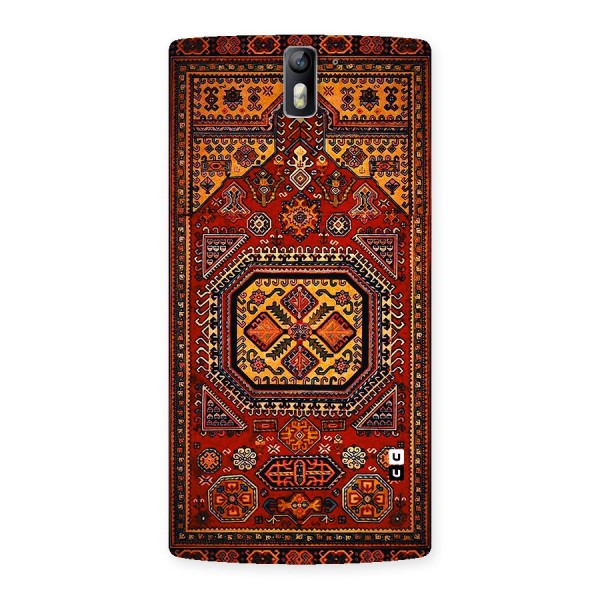 Classic Luxury Carpet Pattern Back Case for One Plus One