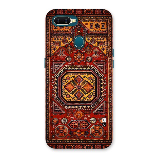 Classic Luxury Carpet Pattern Back Case for Oppo A12