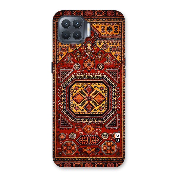 Classic Luxury Carpet Pattern Back Case for Oppo F17 Pro