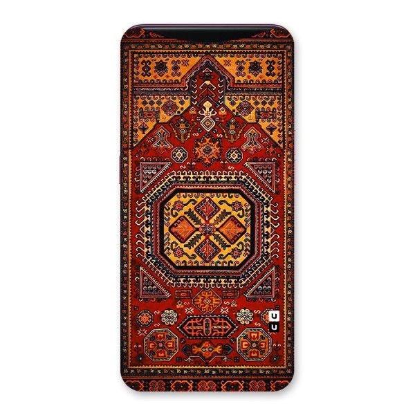 Classic Luxury Carpet Pattern Back Case for Oppo Find X