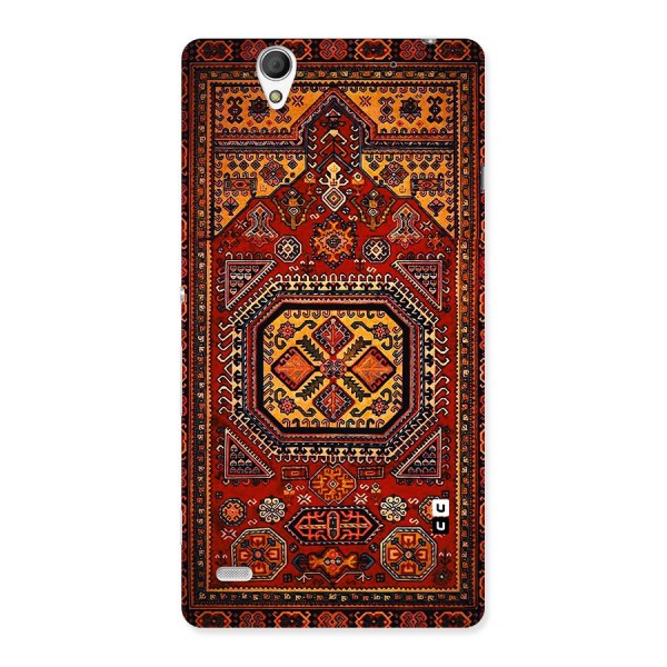 Classic Luxury Carpet Pattern Back Case for Sony Xperia C4