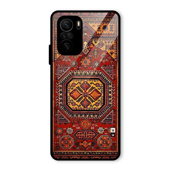 Classic Luxury Carpet Pattern Glass Back Case for Mi 11x