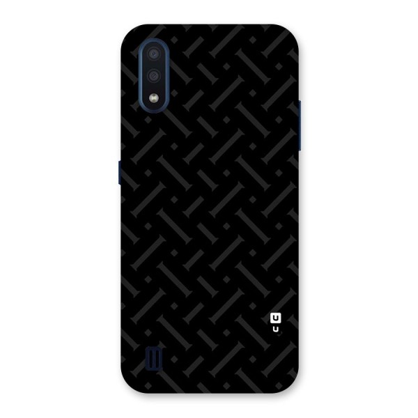 Classic Pipes Pattern Back Case for Galaxy M01