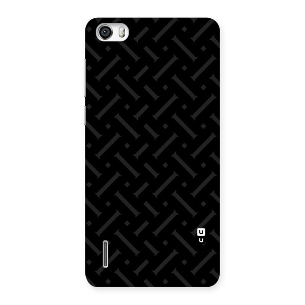 Classic Pipes Pattern Back Case for Honor 6